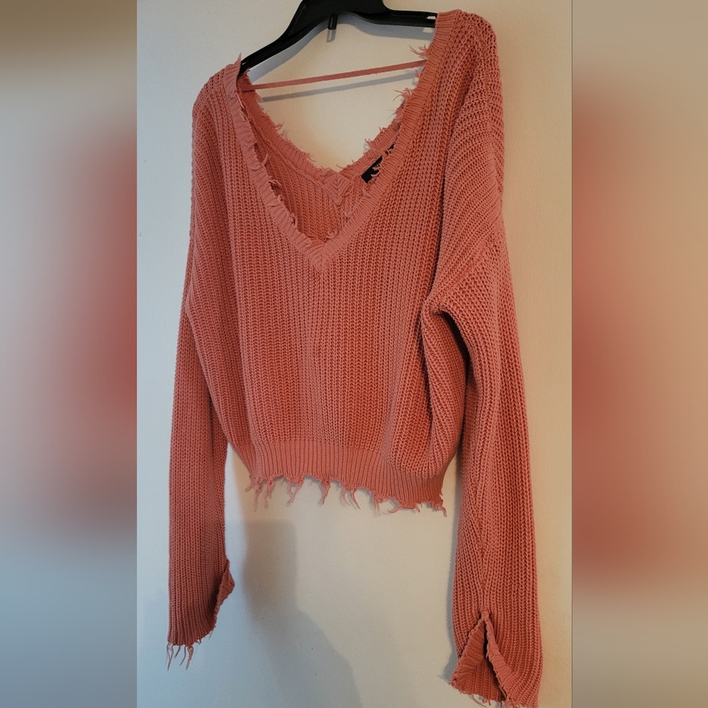 Forever 21 Distressed Sweater